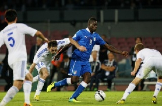 Колеблива Италия стигна само до равен с Армения