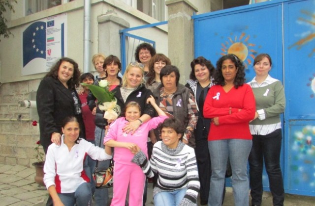 Тони Димитрова гостува на жените от Защитеното жилище в Г. Оряховица