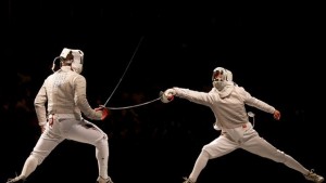 Турнир по фехтовка в зала Дунав