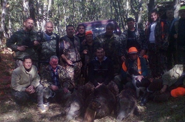 Диво прасе над 300 кг уцелил ловец в стралджанското село Каменец