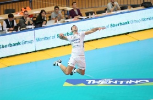 Супердебют за Ники Пенчев в ШЛ, Соколов изведе Тренто до победа