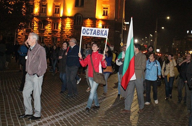 Протест в подкрепа на студентите, окупирали СУ