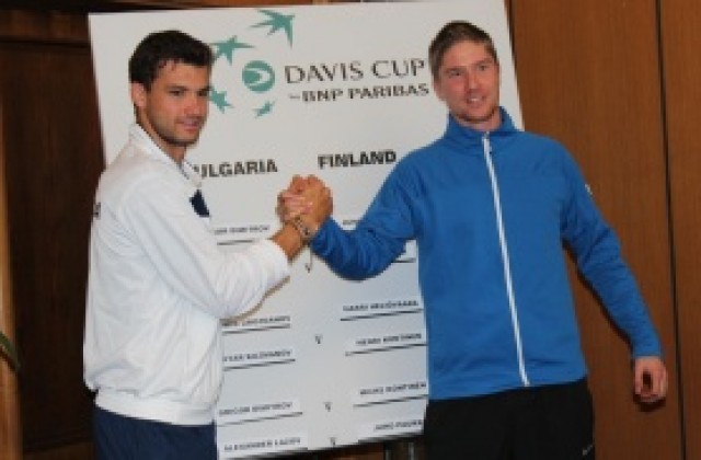България гостува на Финландия за Купа Дейвис