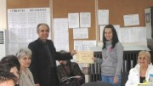 Мина Чалъкова стана стипендиант на Училищното настоятелство при СОУ Максим