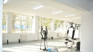 Фитнес зала откриха в Строителната гимназия