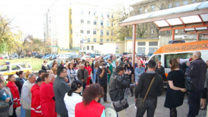 С протест шуменските медици казаха Не на насилието