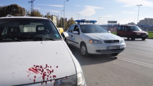 Шофьори се сбиха на кръгово във В Търново