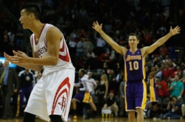 Лейкърс спечели в Хюстън след драма