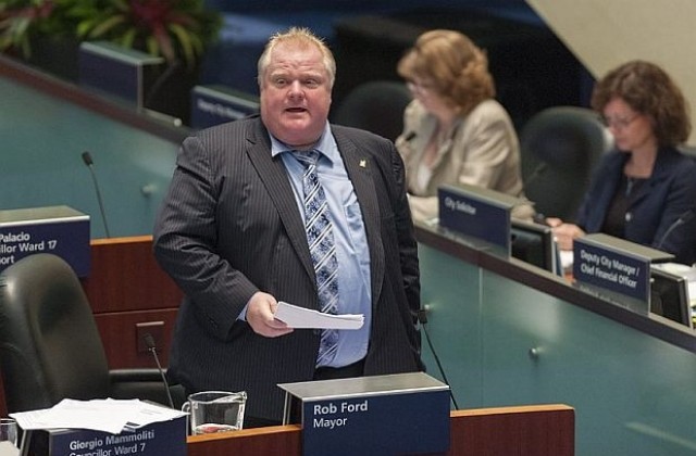 Кметът на Торонто Роб Форд призна, че си е купувал наркотици