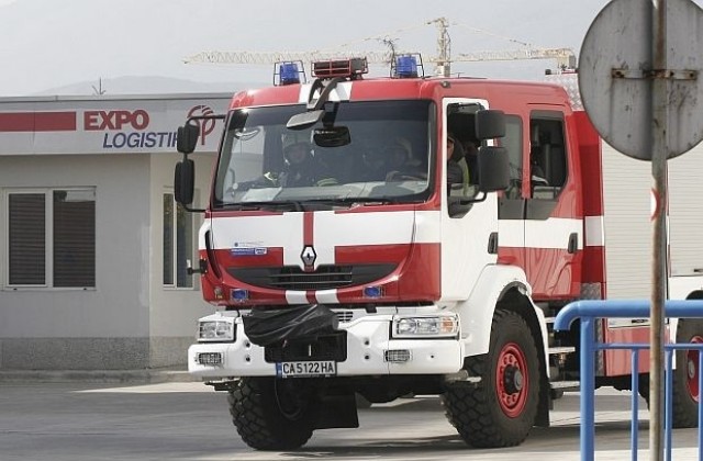 Автобус горя във Варна