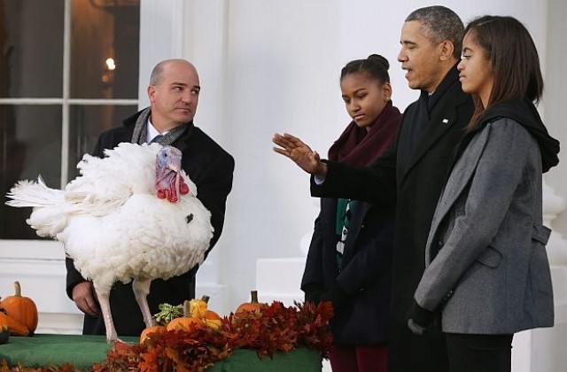 Обама помилва пуяк за Деня на благодарността