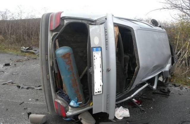 Катастрофа затвори за два часа Бургас-Средец