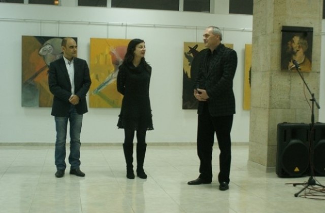 Чешкият посланик откри изложба на творби  на проф. Милан Книжак