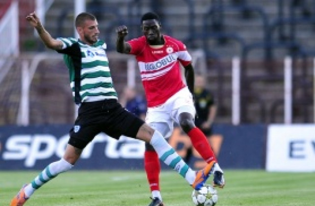 Георги Божилов в групата на Черно море за мача с Лудогорец