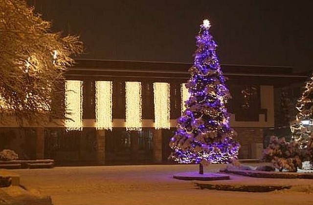 Елхата в Банско грейва тази вечер