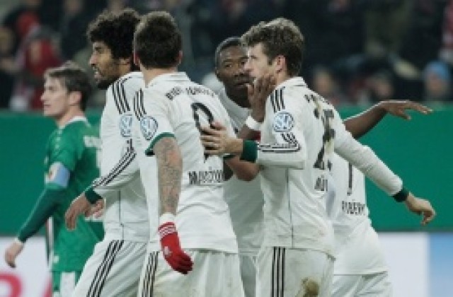 ВИДЕО: Байерн напълни кошницата на „музикантите“ със 7 парчета