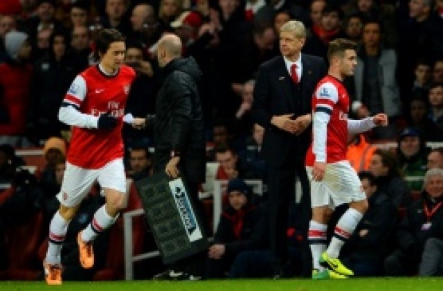 Венгер доволен от точката срещу Евертън