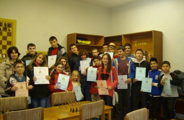 Коледният шахматен турнир на ОДК бе спечелен от Мориа Грийн