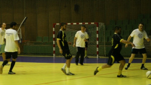 Благотворителен футболен двубой между преподаватели и студенти