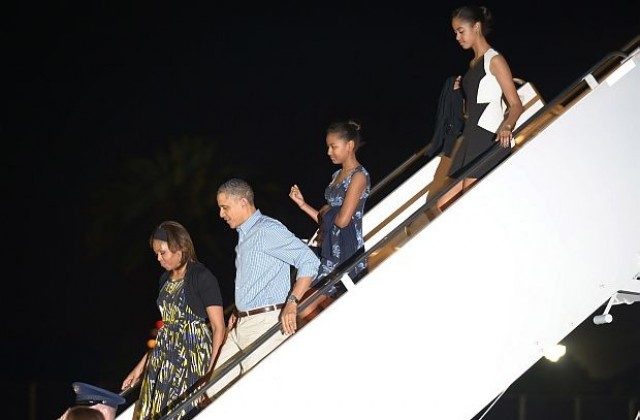 Семейство Обама на двуседмична ваканция на Хаваите