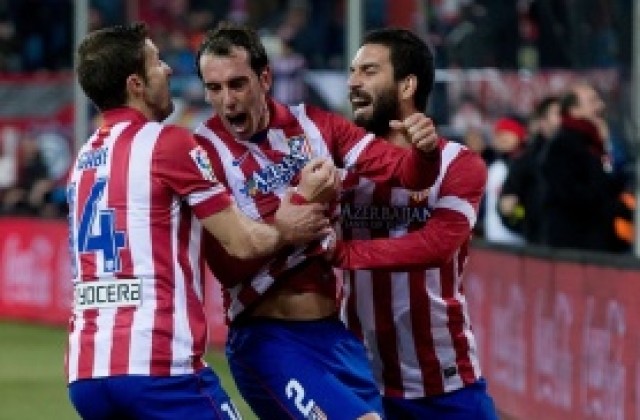 ВИДЕО: Атлетико Мадрид хвърли куп нерви, за да оглави Примера