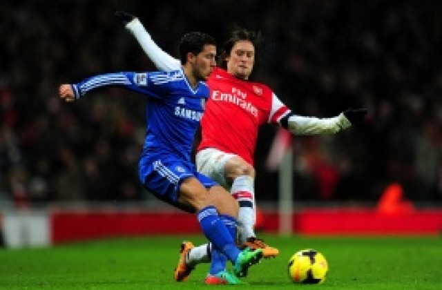 Коледен подарък: Арсенал и Челси оставиха първото място на Ливърпул