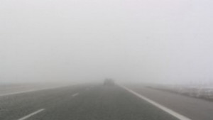Мъгла в района на Сливенско видимост 150 метра