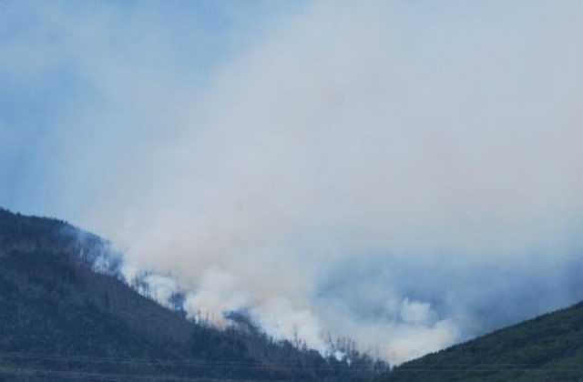 Пожарът край Бистрица е потушен