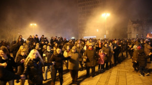 Видинчани посрещнаха 2014 на площад Бдинци