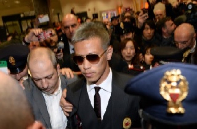 Хонда при пристигането си в Милан: Сбъдната мечта!