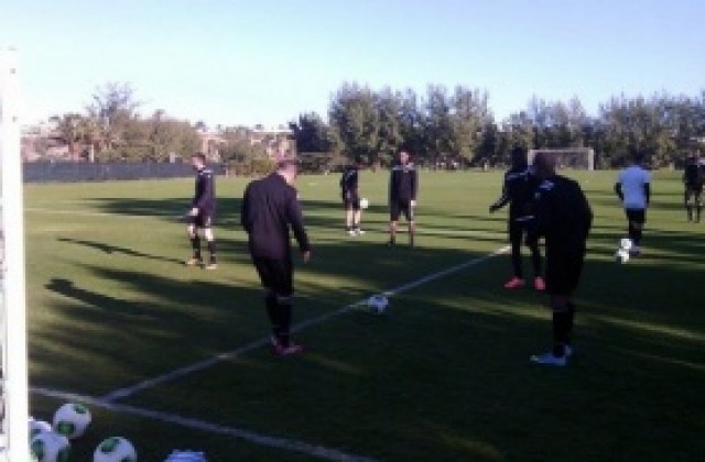 СНИМКИ от първата тренировка на Локо Пд на Канарските острови