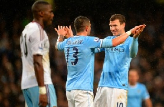 ВИДЕО: Ман Сити размаза Уест Хем и вече е на финал за Купата на Лигата