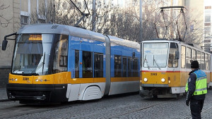 Нови трамваи в София СНИМКИ