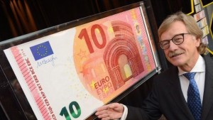 ЕЦБ представи новата банкнота от 10 евро