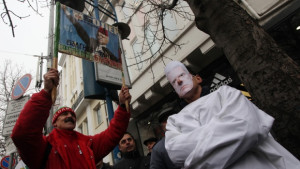 Протест срещу Волен Сидеров във Варна