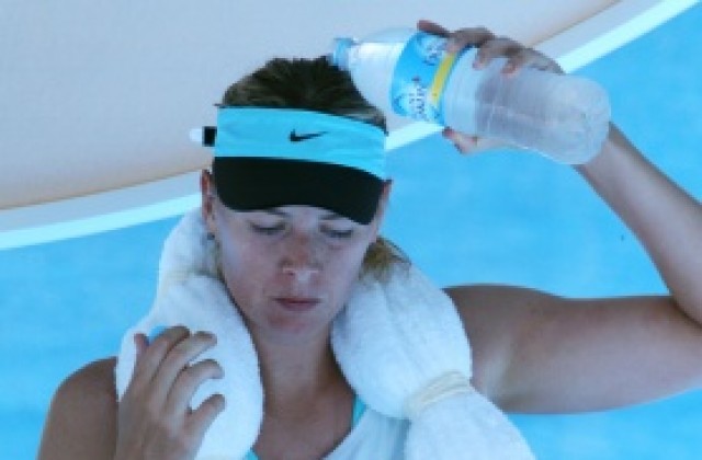 Играта спря в Мелбърн, жегата отложи мача на Гришо