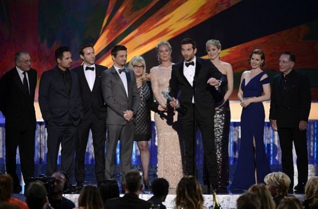 Гилдията на филмовите актьори награди най-добрите си колеги