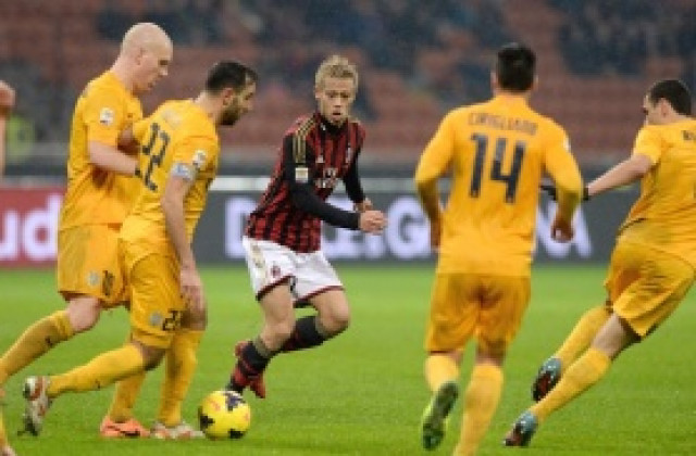 ВИДЕО: Дузпа донесе първата треньорска победа на Зеедорф в Милан