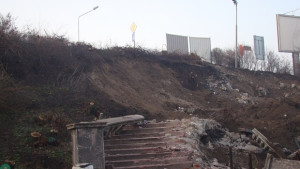 Събориха стълбите до Водната кула в Димитровград