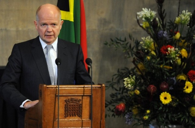 Великобритания призова Иран да спре да оказва военна подкрепа на Сирия