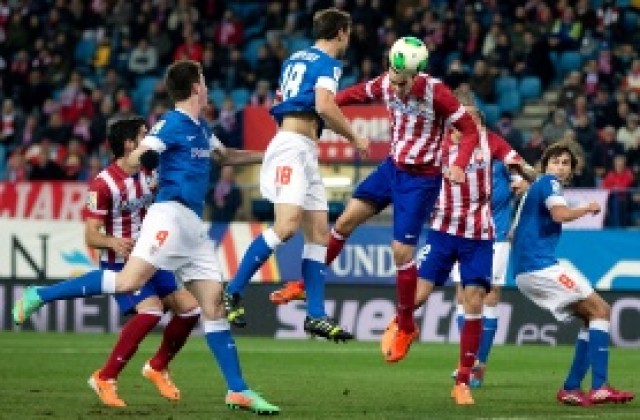 Атлетико взе минимална преднина преди реванша срещу Атлетик