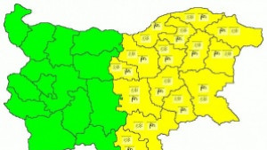 Чакаме сняг в неделя кодът вече е жълт