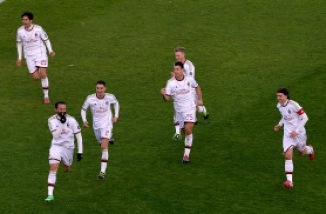 Милан с невероятен обрат срещу Каляри, победи с два гола в самия край