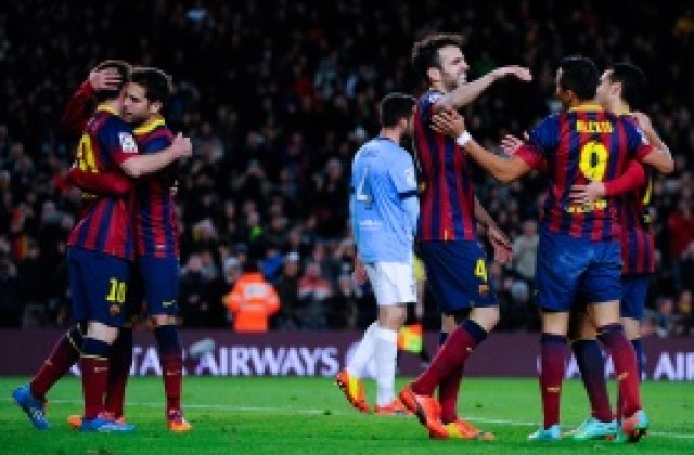 ВИДЕО: Барса се разтикИтака срещу Малага, за да се върне начело