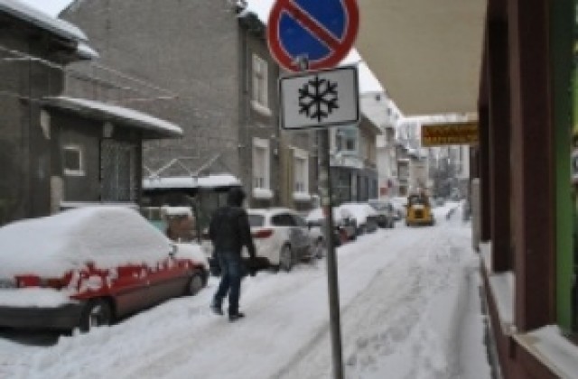 В Русе снеговалеж и вятър до 60 км/ч