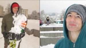 Канадски и български сноубордисти под Дома на културата