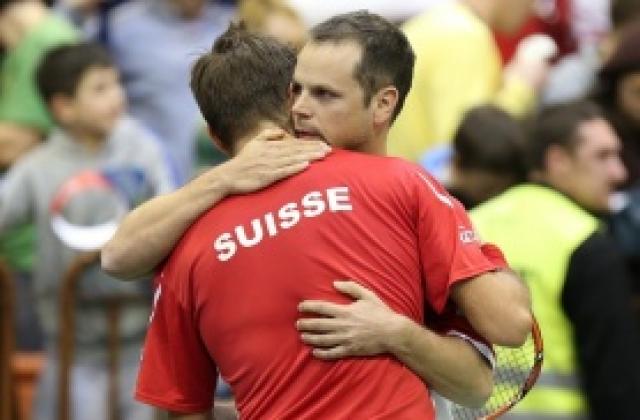 Швейцария изхвърли Сърбия от Купа „Дейвис“