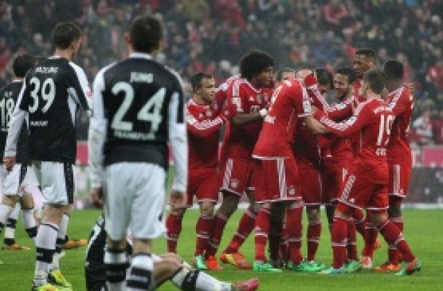 ВИДЕО: Байерн проведе лекция на Айнтрахт, вкара 5 гола без проблем