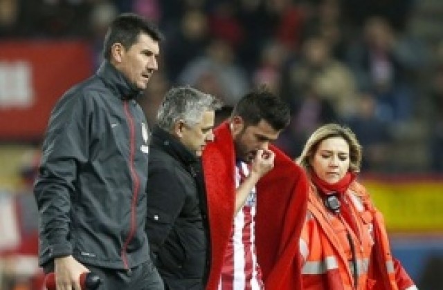 От Атлетико потвърдиха травмата на Давид Вия