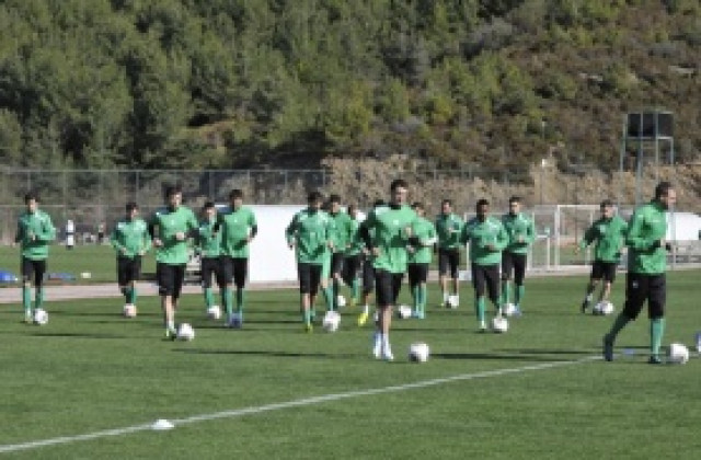 Берое с първа тренировка в Алания